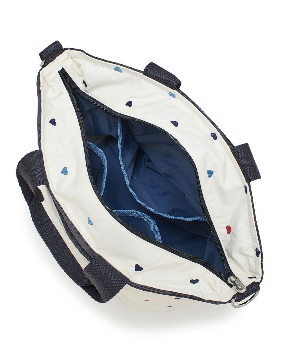LeSportsac BUCKET TOTE/トリコロールハートエンブロイダリー 