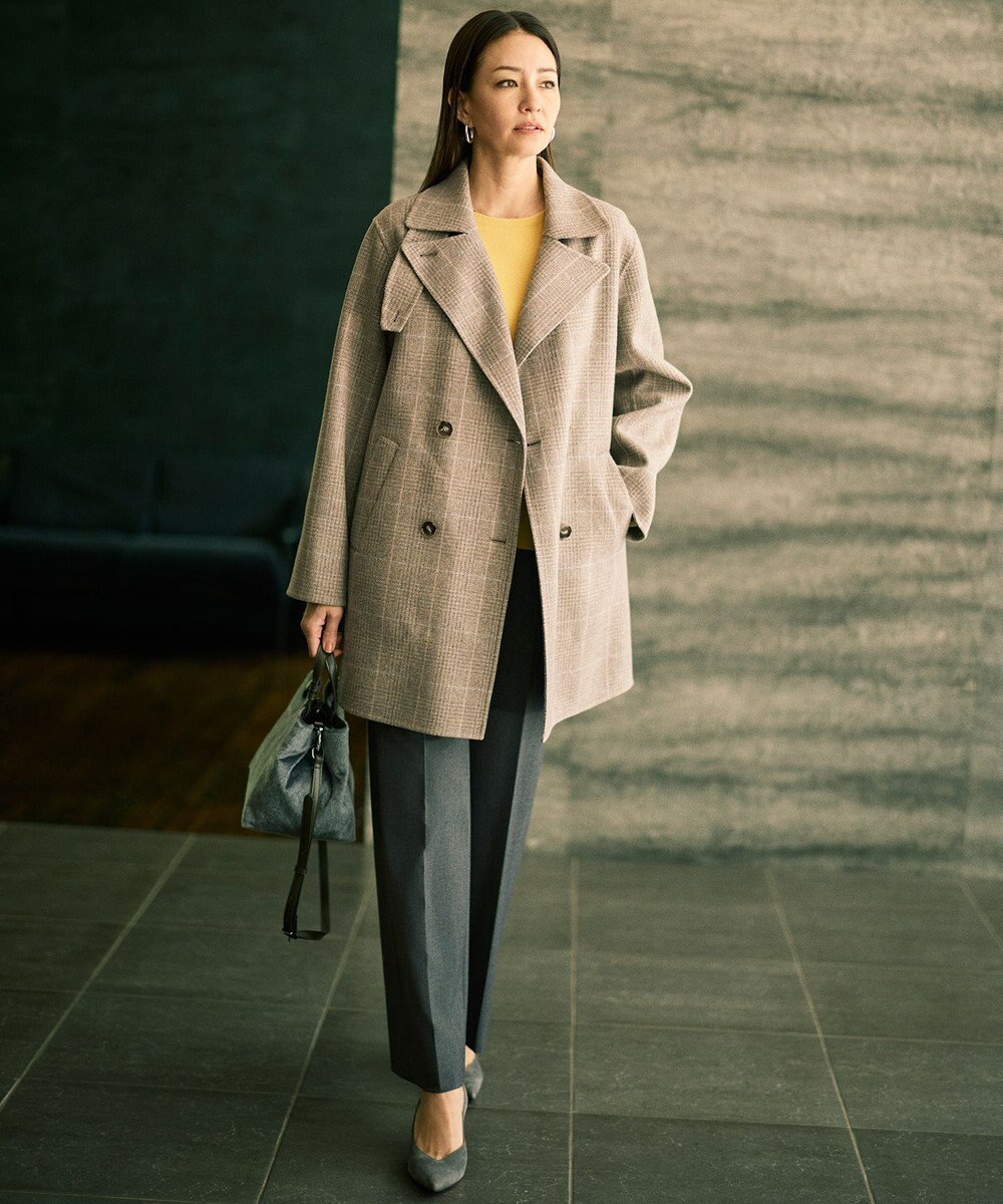 自由区 【カタログ掲載】TRギャバストレート パンツ 