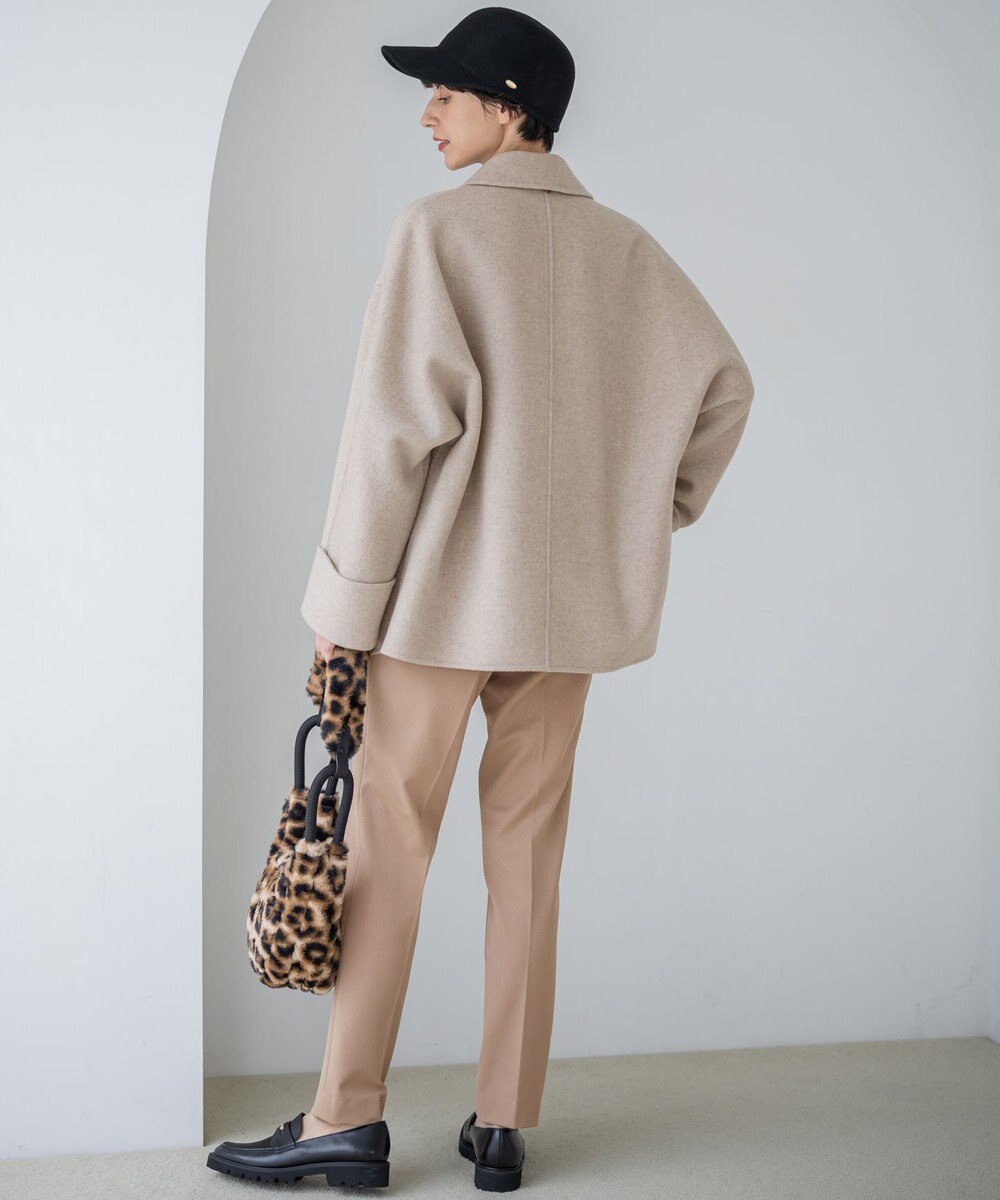 23区 L 【VERY掲載/撥水加工/洗える】TRストレッチギャバ テーパード パンツ 