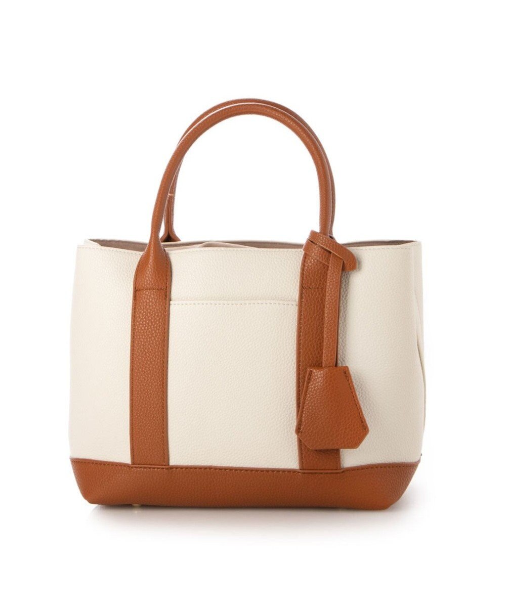 UNBILLION 【テレビ ドラマ着用アイテム】cachecache ショルダー付きパーテーション合成皮革トート 