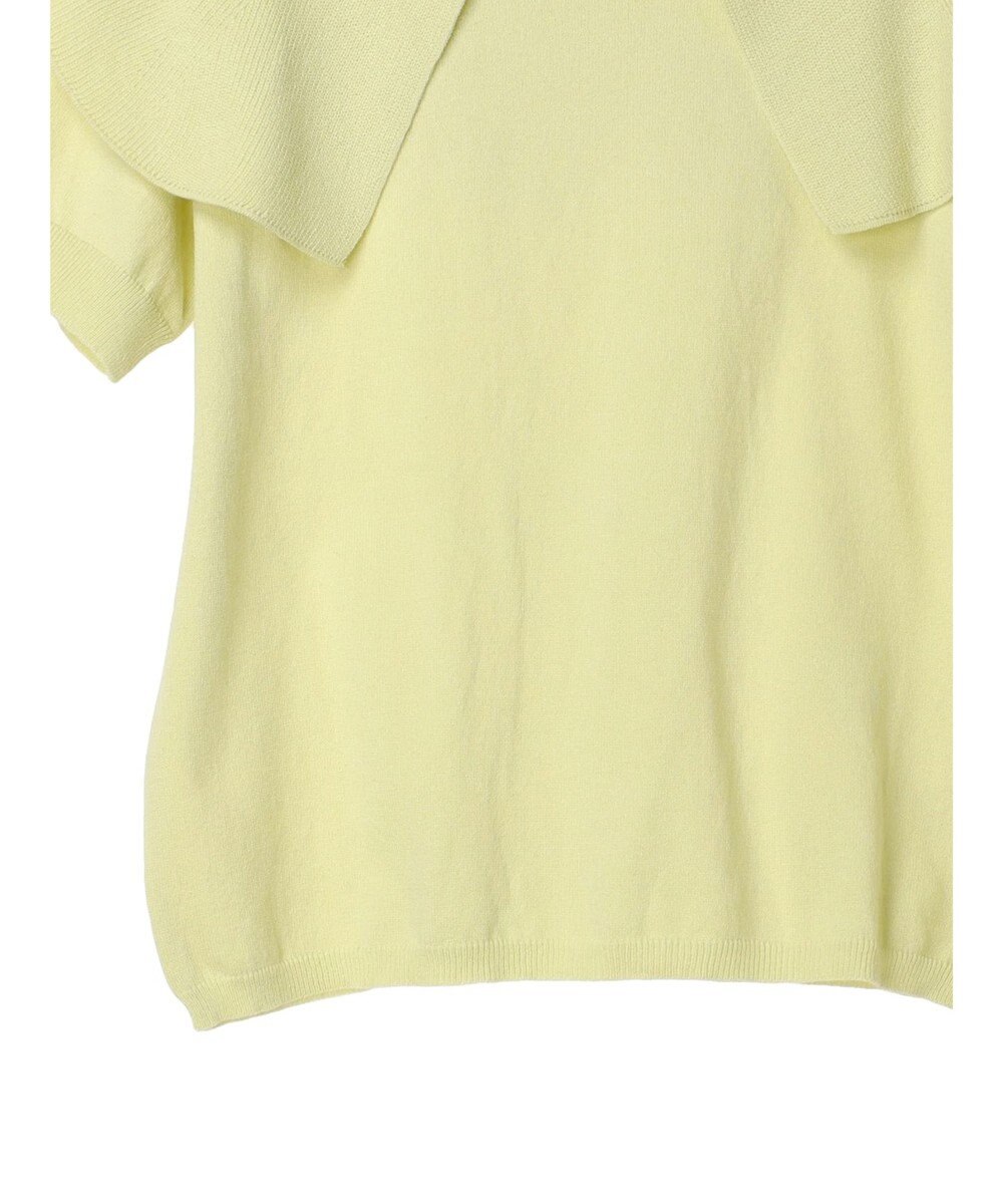 CRAFT STANDARD BOUTIQUE ＢＩＧカラー半袖ニットプルオーバー 