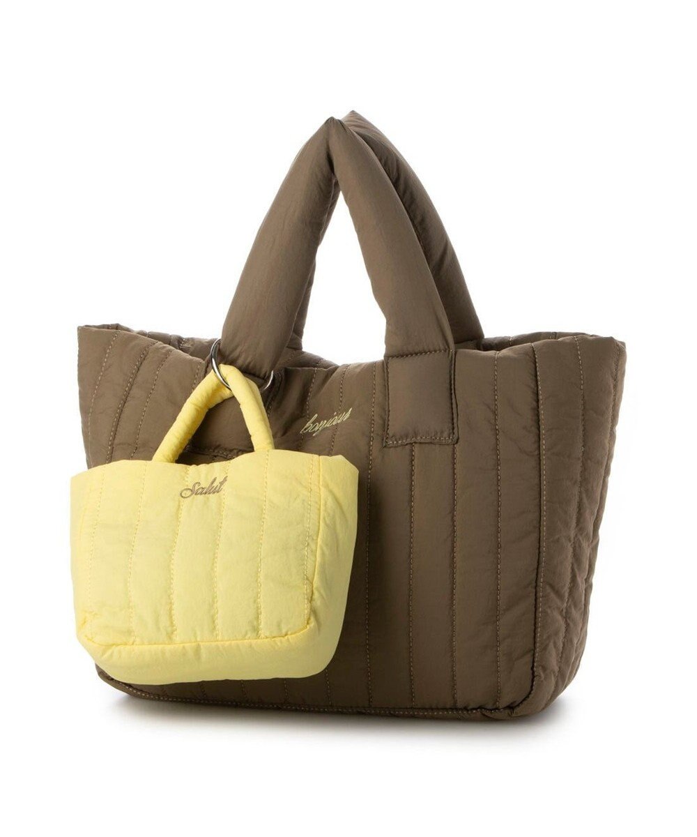 UNBILLION 【テレビ ドラマ着用アイテム】カシュカシュ cachecache / 親子キルティング刺繍トートバッグ 