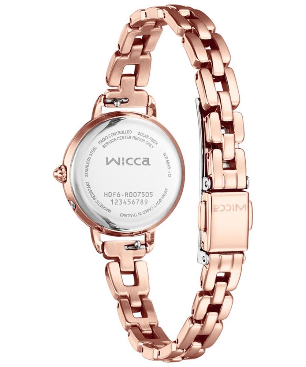 CITIZEN 【アクセサリー感覚で使える】ピンクゴールドのフェミニンなソーラーテック電波時計 