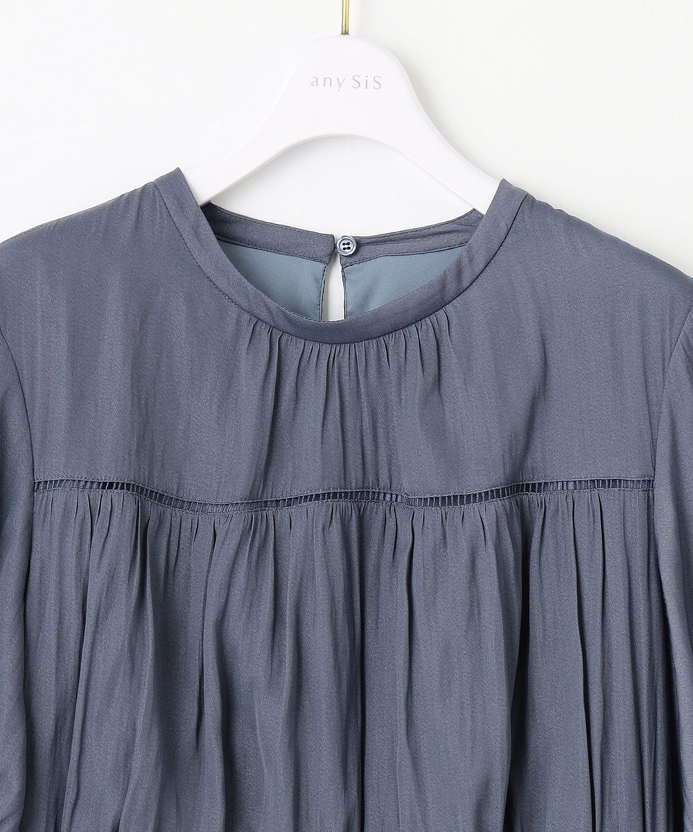 ANY SIS 【洗える】カッセンハシゴレース ワンピース 