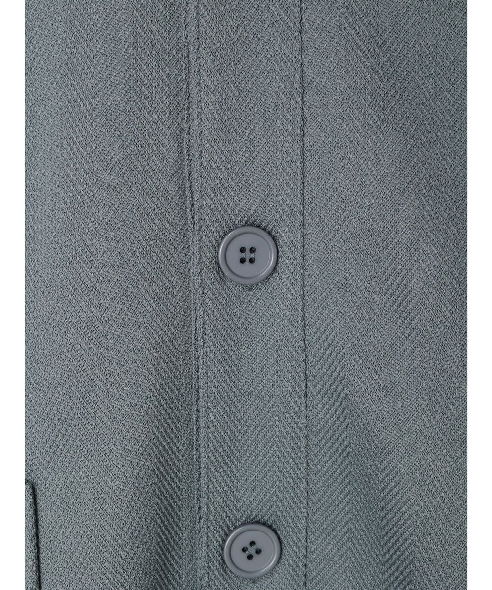 earth music&ecology ヘリンボーン調Ｖネックカーディガン 