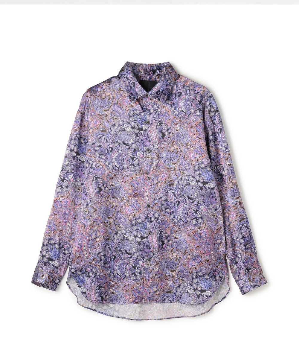 JOSEPH HOMME 【HIGH GRADE LINE】コールドレーヨンプリント　レギュラーカラーシャツ 