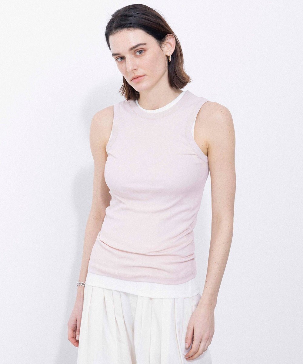 NAVE 【Nave・洗える】ガーゼフライス タンクトップ 