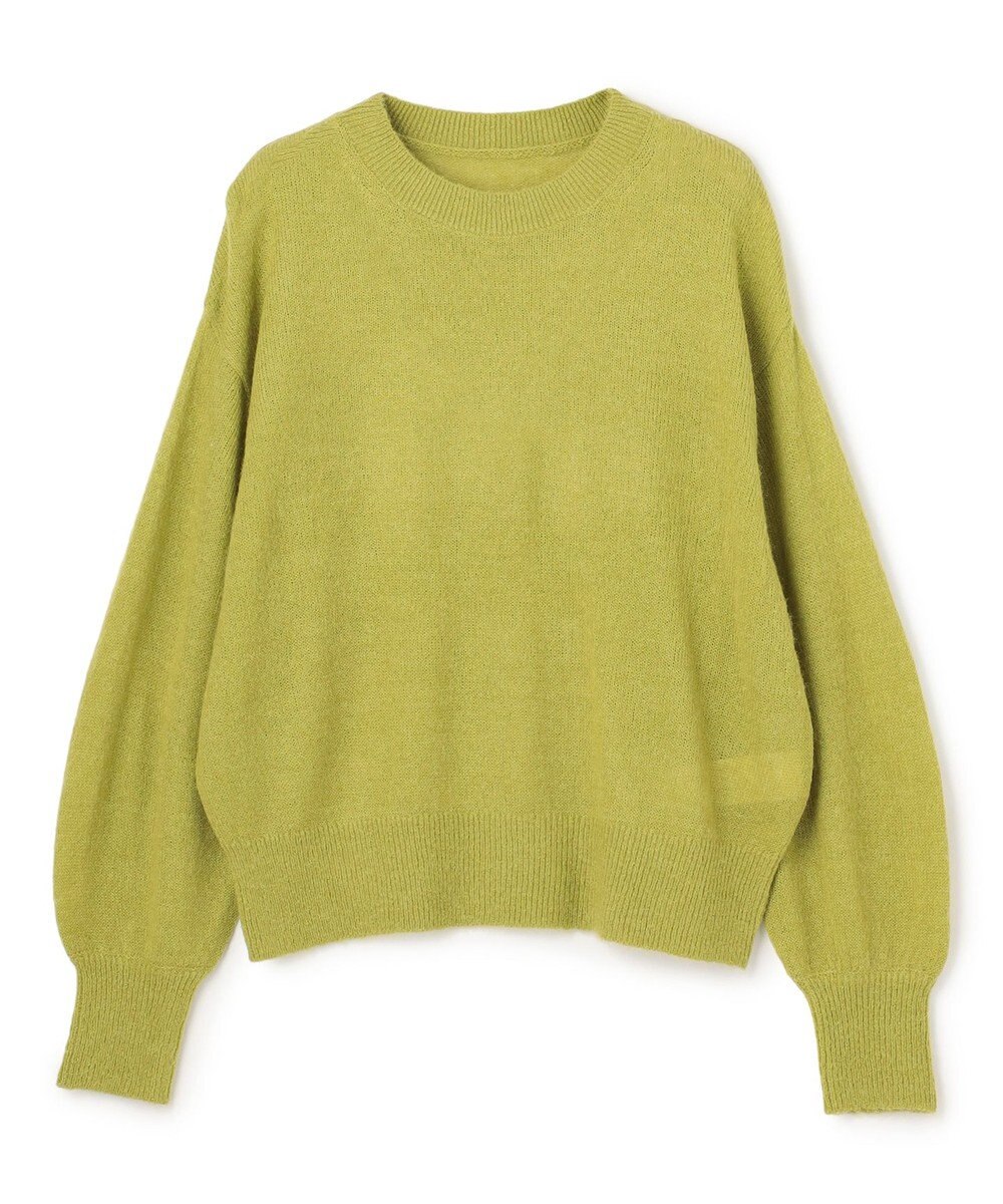 UNFILO シアーアルパカ ボリュームスリーブ ニット 