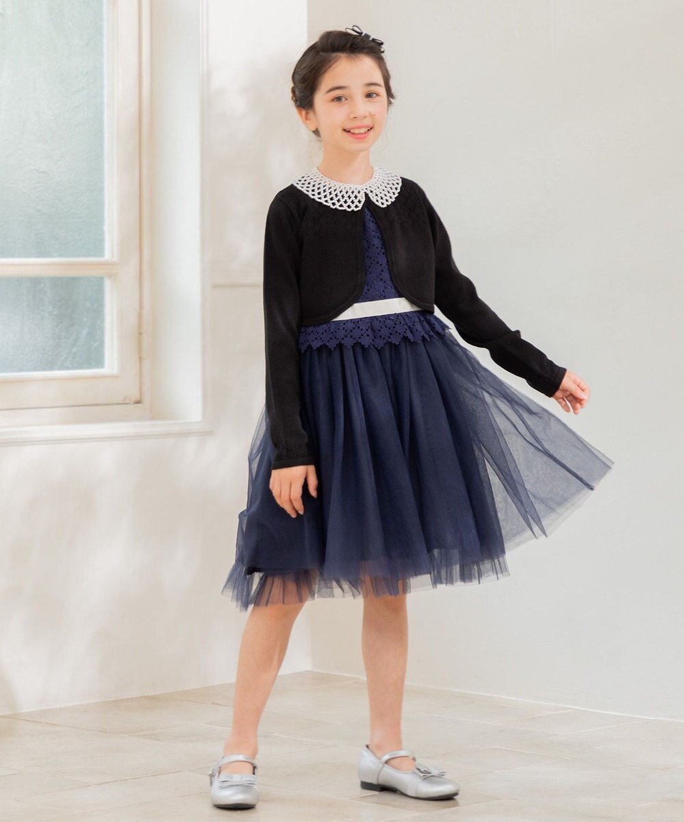 組曲 KIDS 【110-140㎝】レーシー ボレロ 