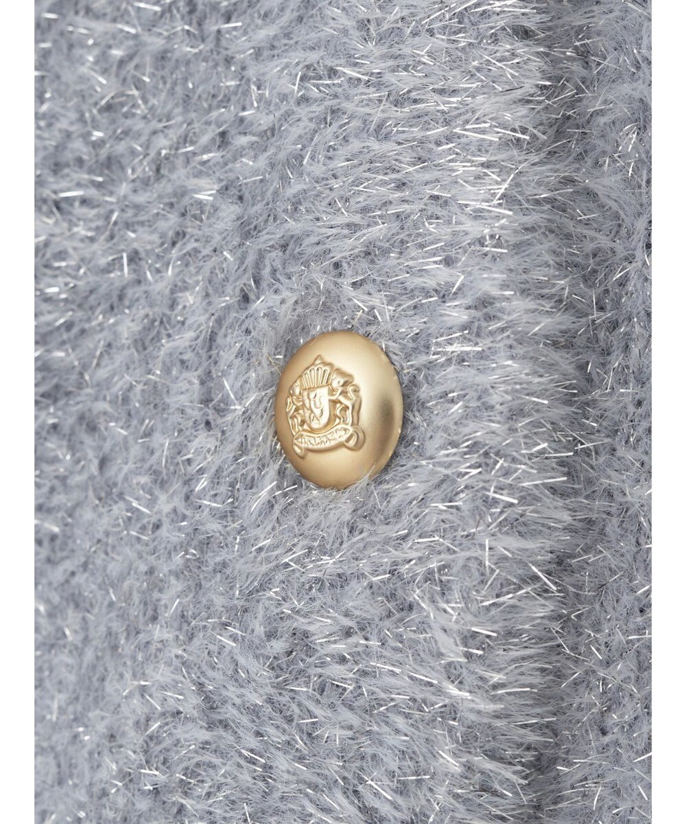 earth music&ecology キラキラシャギーカーディガン 