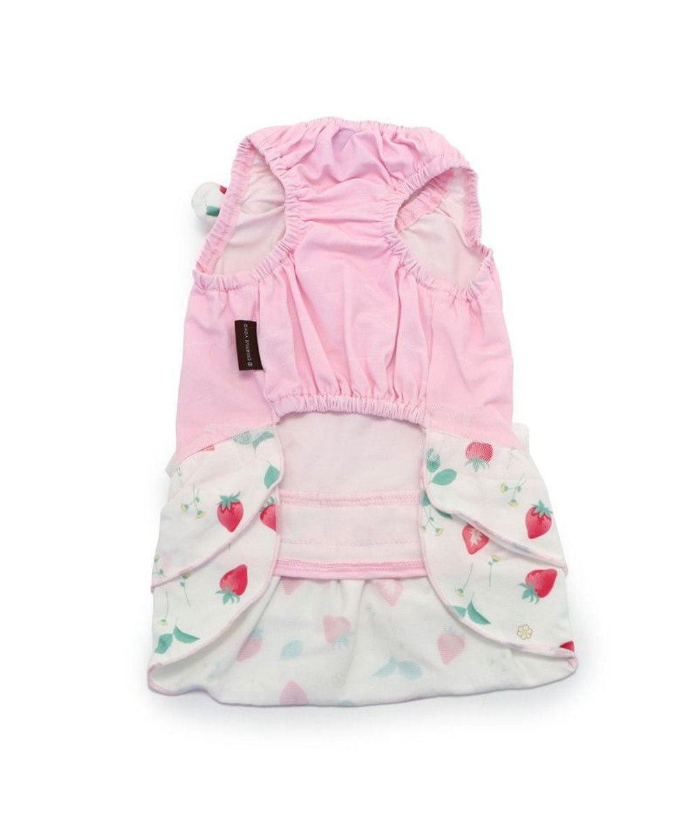 PET PARADISE ペットパラダイス 接触冷感 ワンピース 《いちご柄》 中型犬 大型犬 