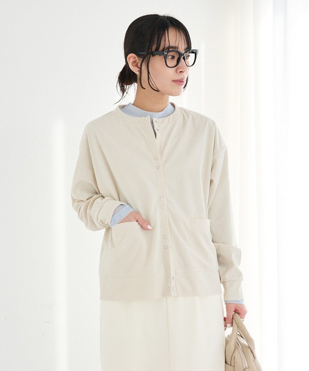 CRAFT STANDARD BOUTIQUE リングドットボタンカーディガン 