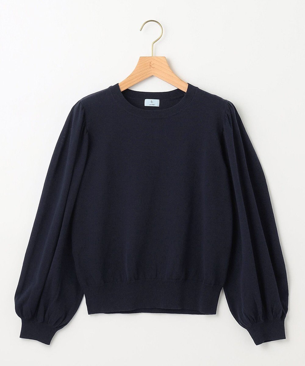 組曲 【アンサンブル対応】ハイゲージ 袖ギャザーニット 