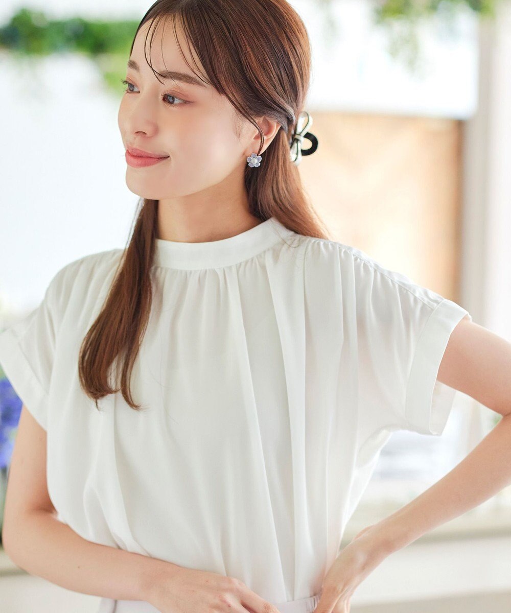 Tiaclasse カラーフラワーピアス 