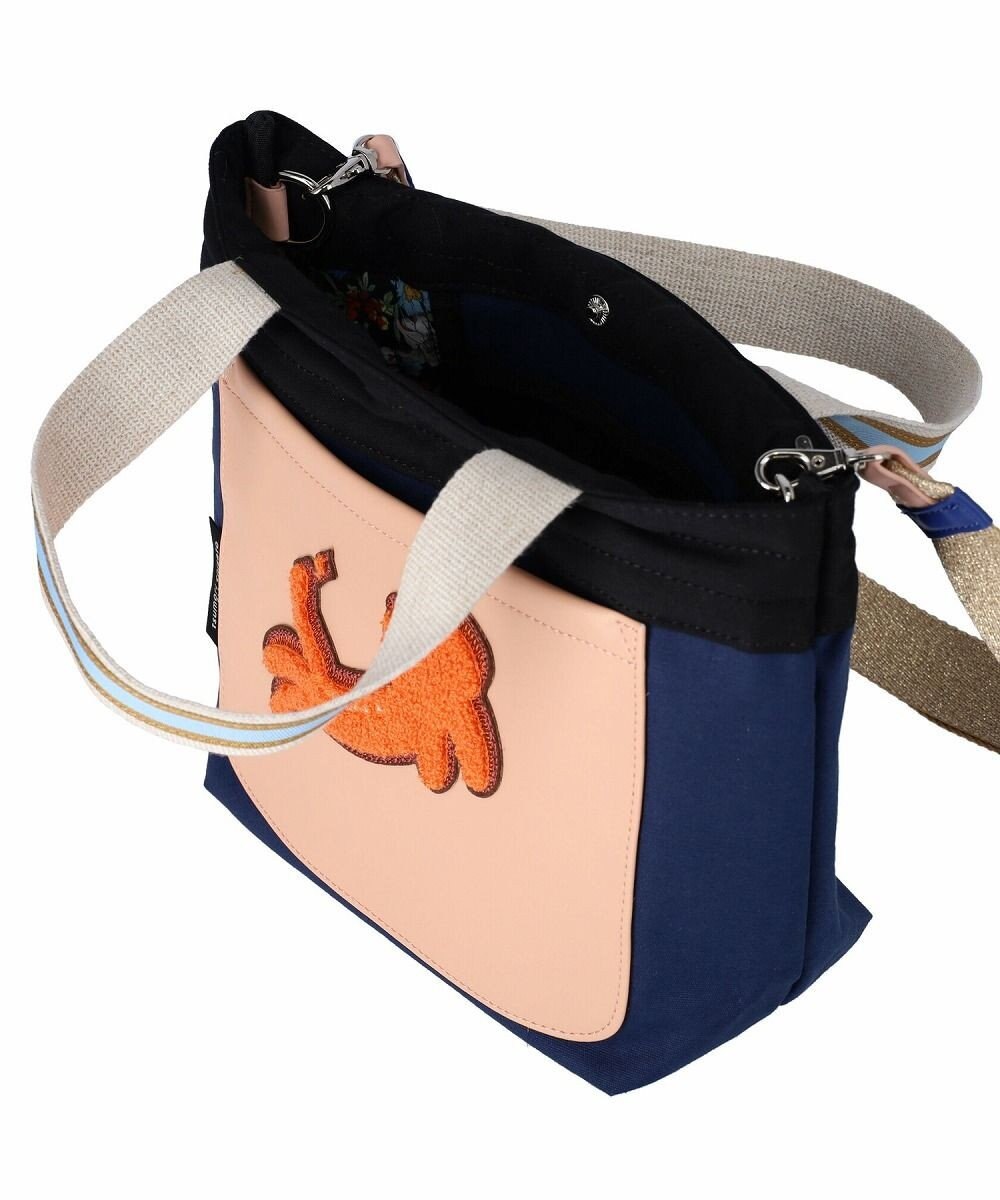 tsumori chisato CARRY キラミックスコンビ トートバッグ 2wayショルダー ネコ Sサイズ 