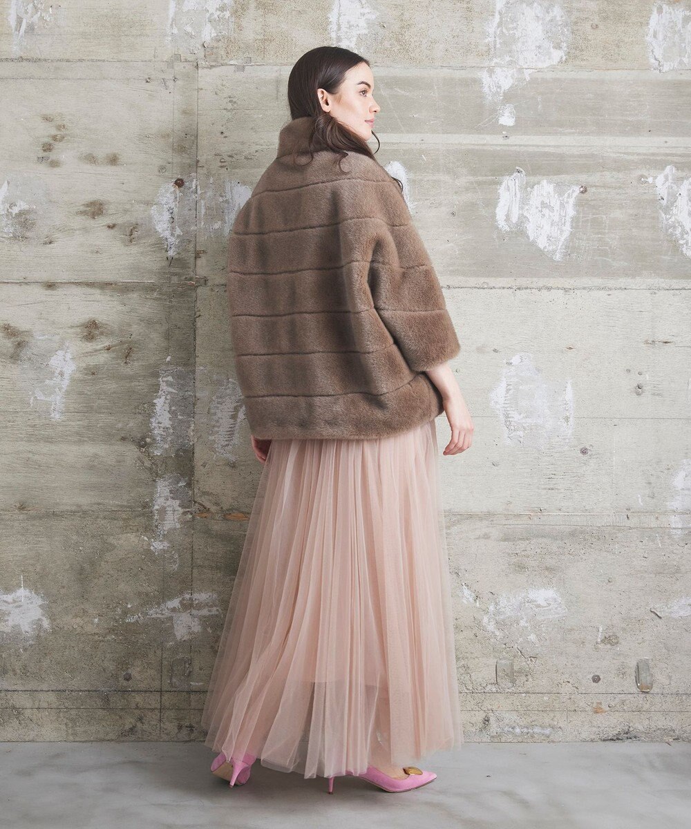 GRACE CONTINENTAL 【LOU ANDREA】フェイクショートコート 