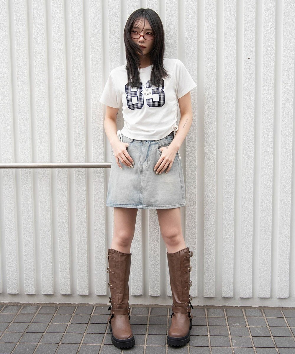 WEGO クラフトデザインサイドドロストT 