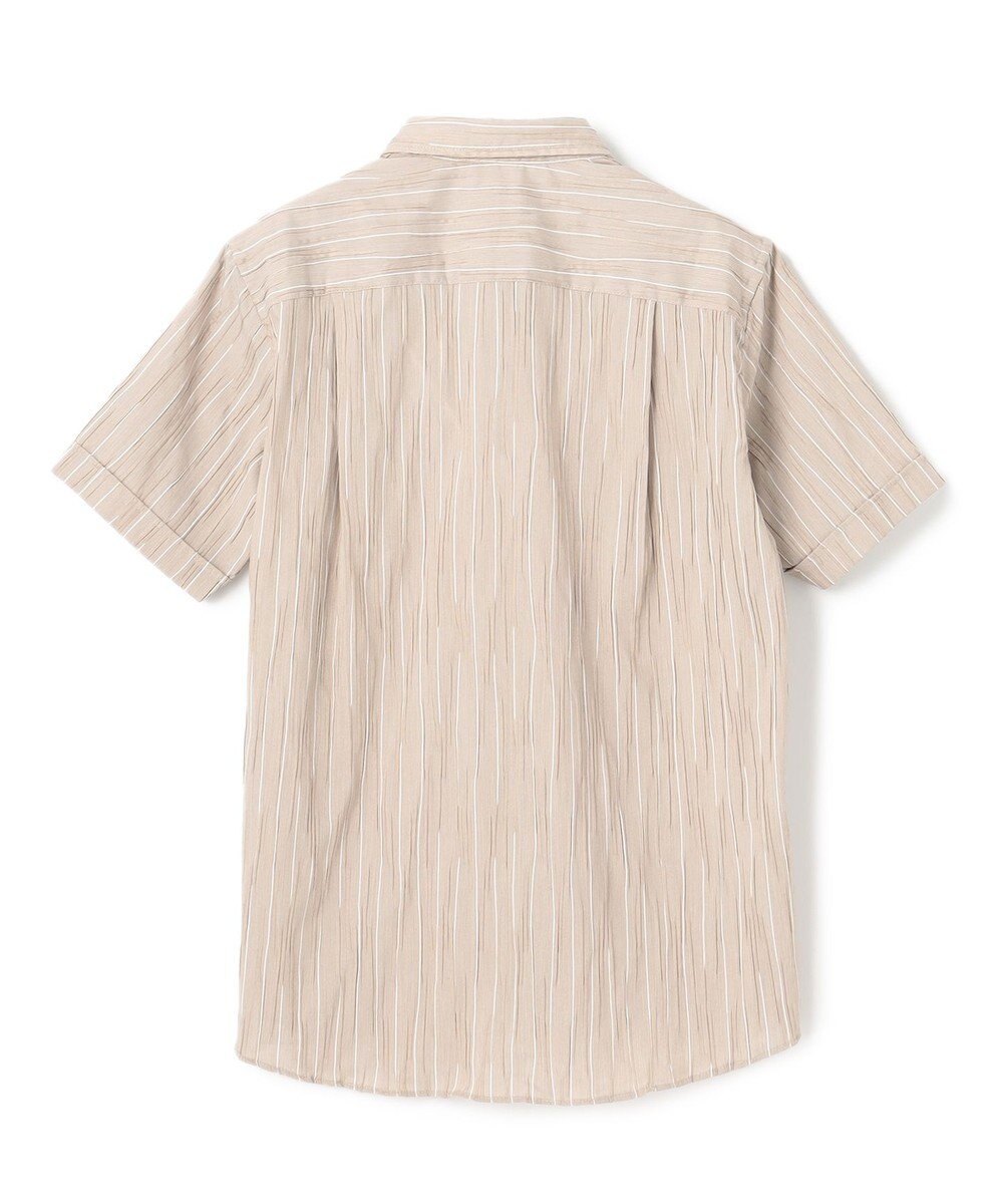 JOSEPH HOMME リンクルストライプ　半袖シャツ 