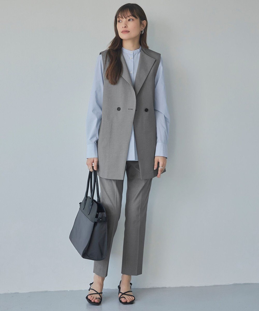 ICB 【接触冷感・UVケア・撥水・洗える】 LooseWeave テーパードパンツ 