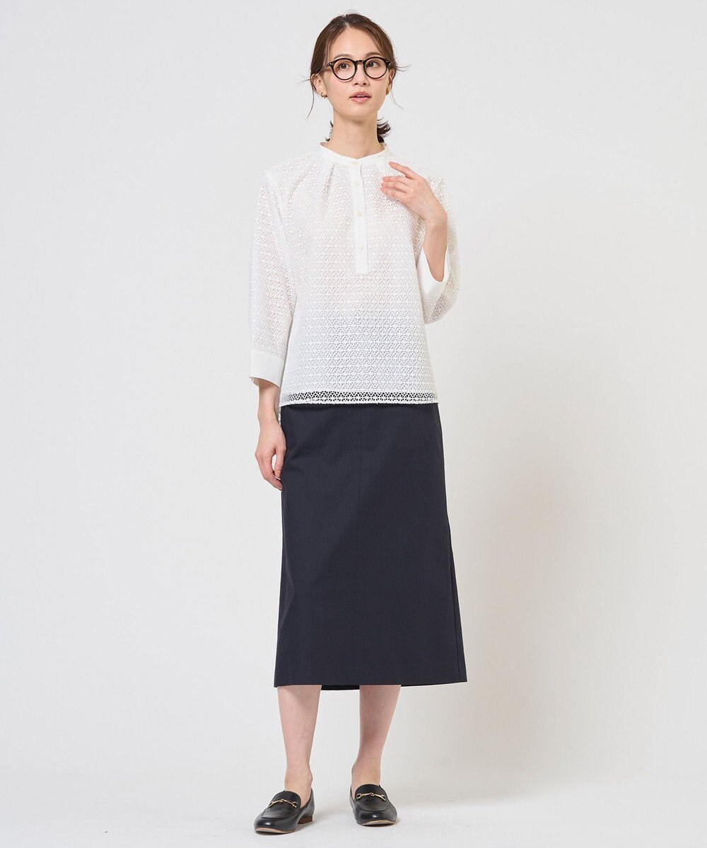 J.PRESS LADIES S TCリネン ドライツイル ナロー スカート 