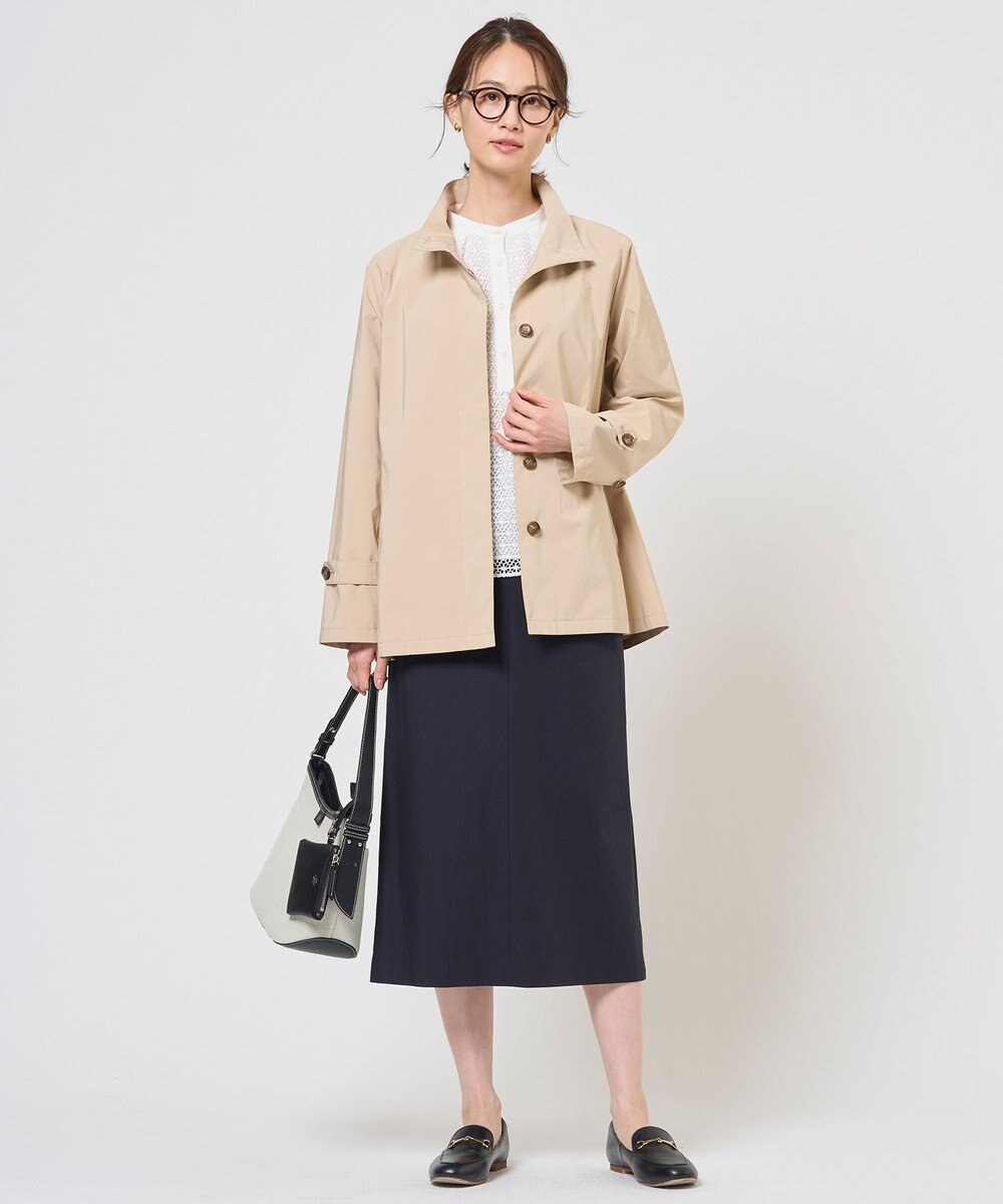 J.PRESS LADIES S TCリネン ドライツイル ナロー スカート 