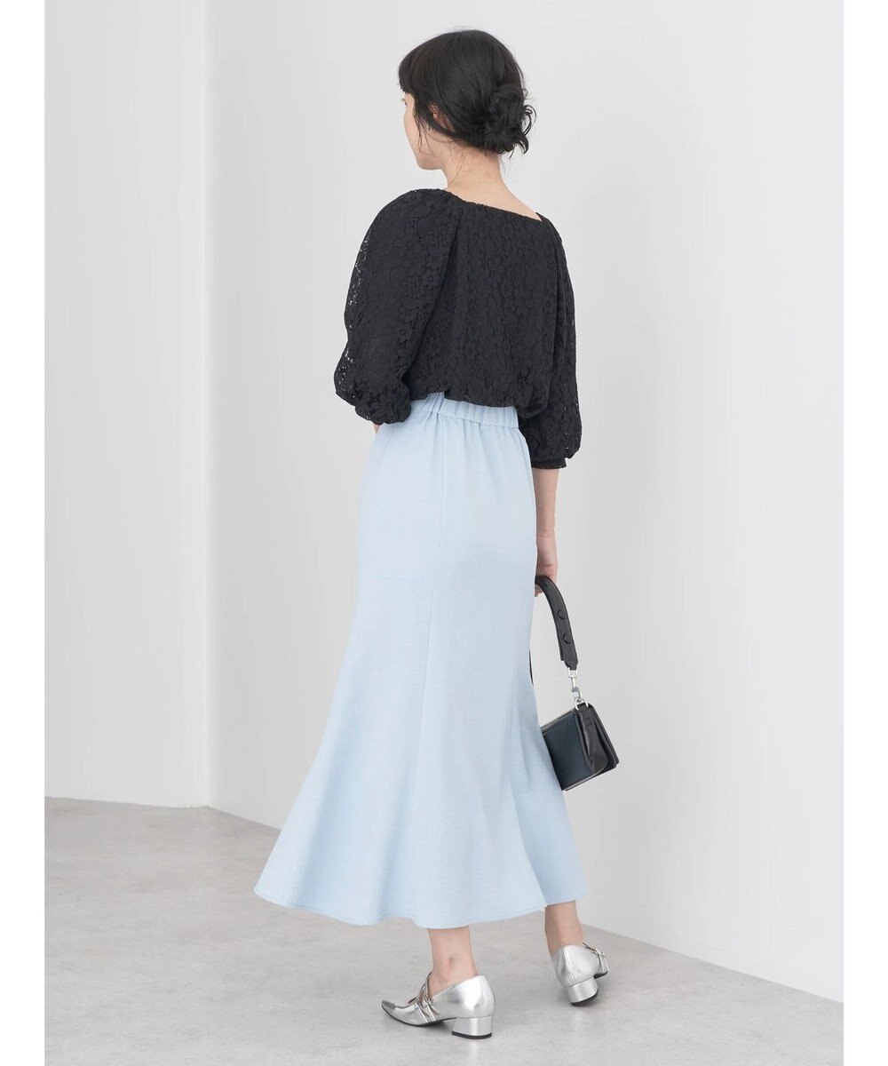 earth music&ecology フラワーレースブラウス 