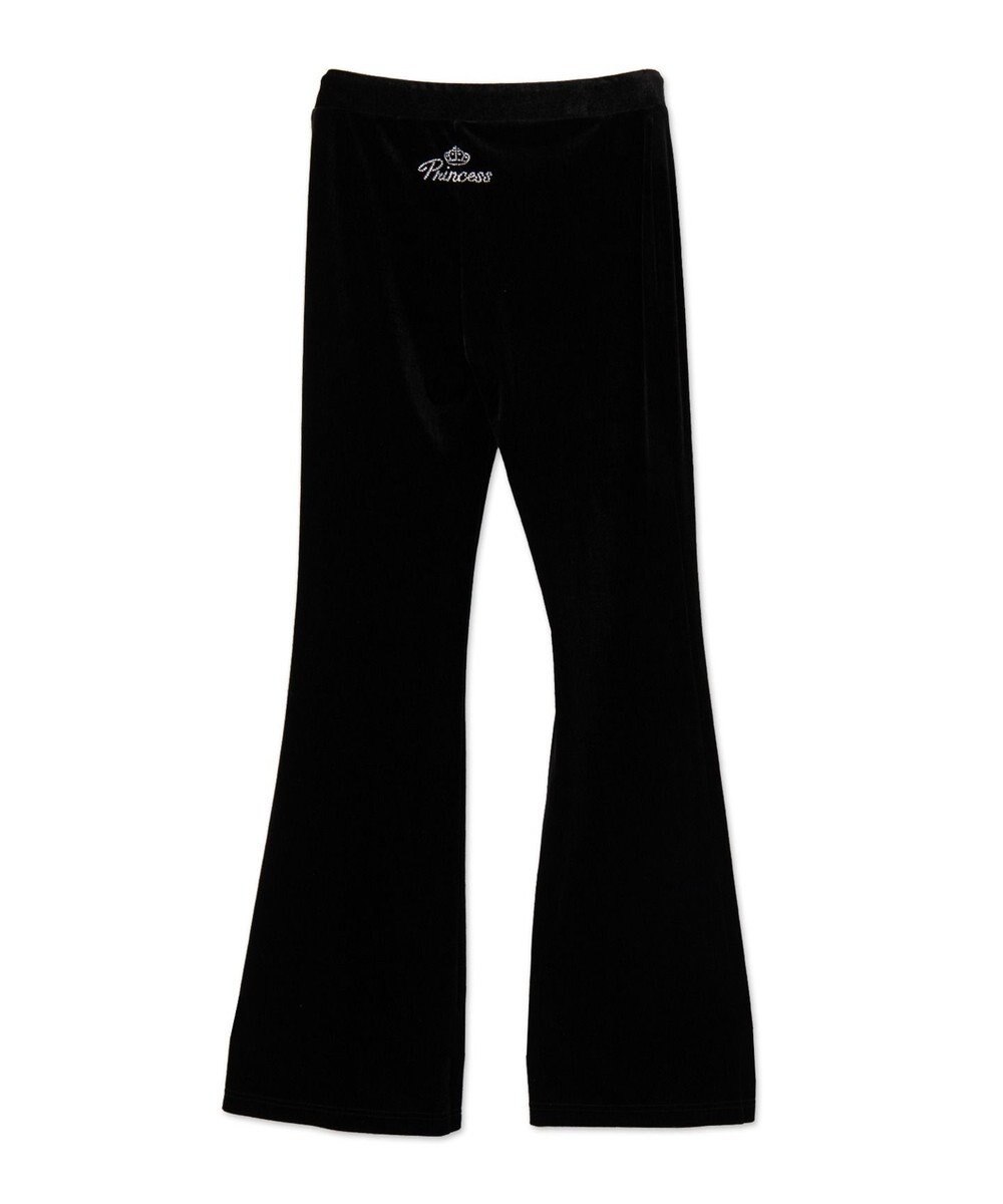 WEGO 【SETUP対応ITEM】ハイウエストベロアパンツ 