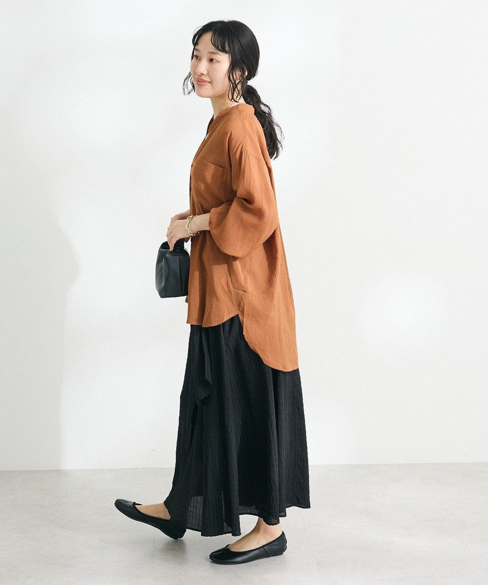 CRAFT STANDARD BOUTIQUE ツイストベルトフレアスカート 