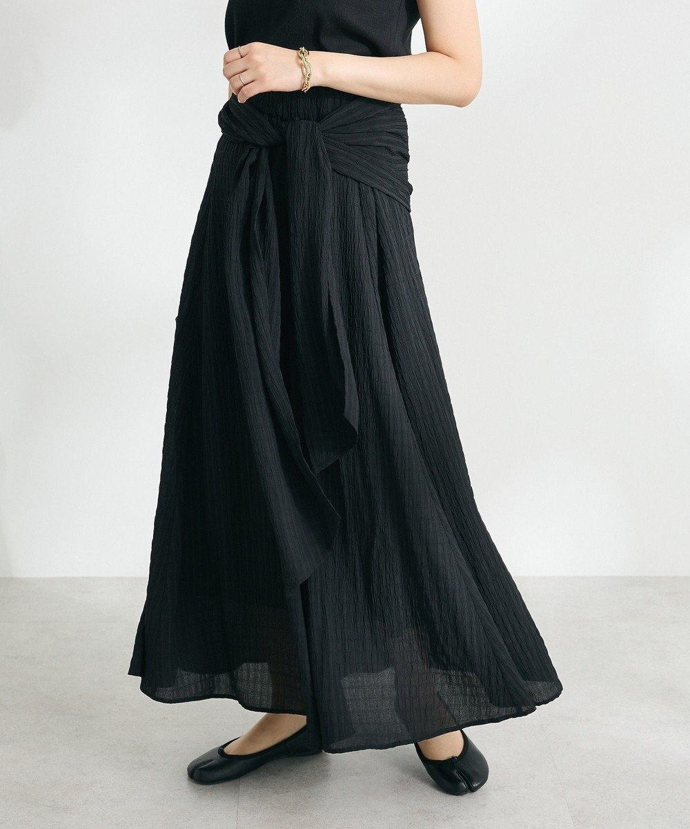 CRAFT STANDARD BOUTIQUE ツイストベルトフレアスカート 