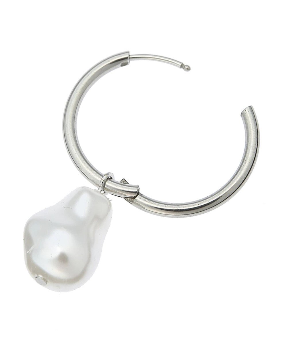 Green Parks ・ＨＡＬＦ　ＴＩＭＥ　サージカルバロックパールピアス 