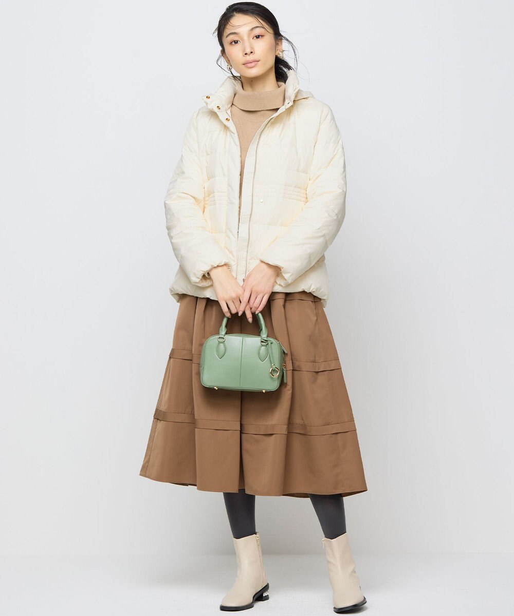 組曲 S ライトタフタショートダウンコート 