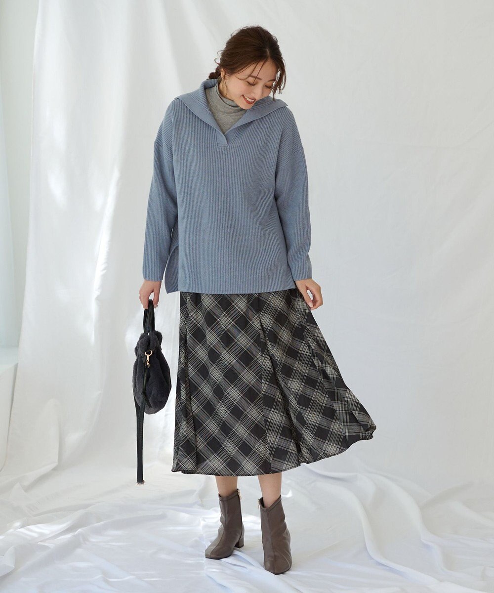 ANY 【洗濯機可能】フレアマチスカート 