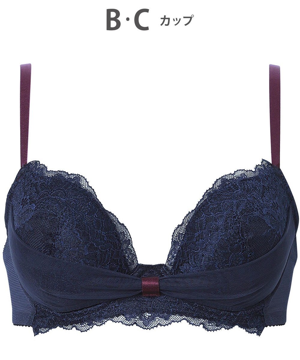 WACOAL ブラジャー 【リボンブラ For girls】 【若い世代の体型特徴を考えた設計】 きれいな谷間をメイクしてキープ まるみのあるシルエット レディース BRB409 /ワコール 