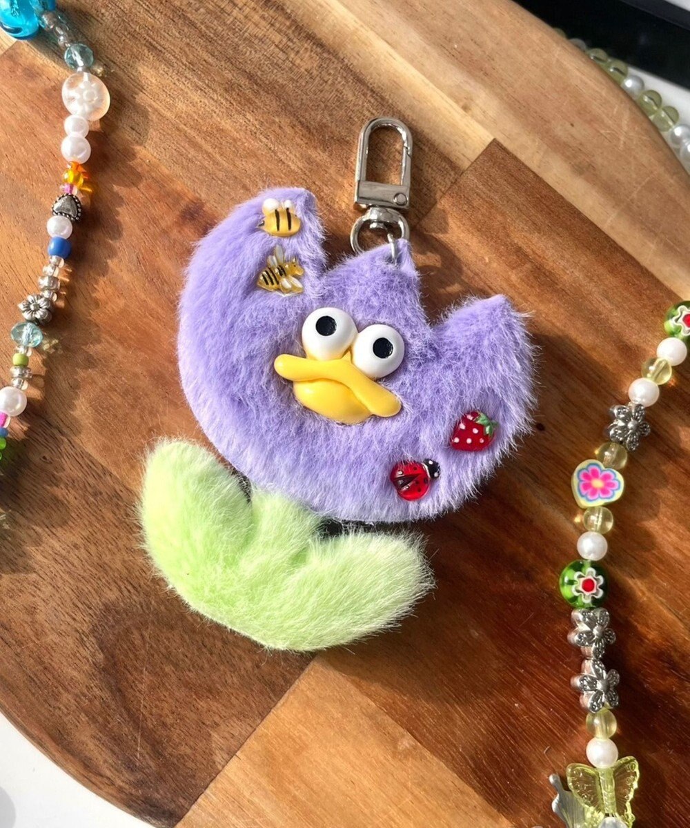 WEGO ラブリーチューリップモンスターぬいぐるみキーホルダー 