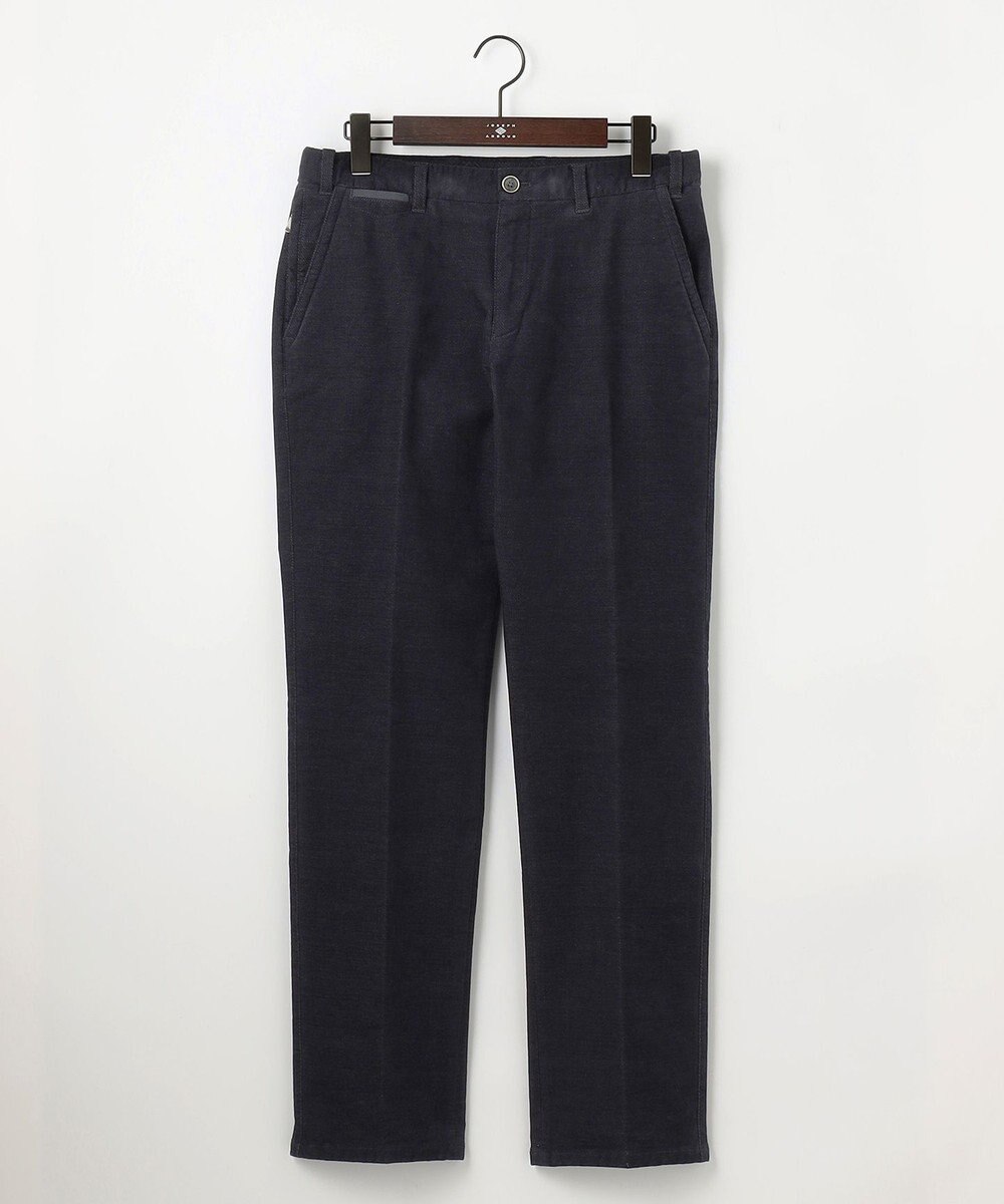 JOSEPH ABBOUD 【ウエストも伸びる！/ストレッチ/暖かい/オーガニック】オーガニックカルゼストレッチ パンツ 