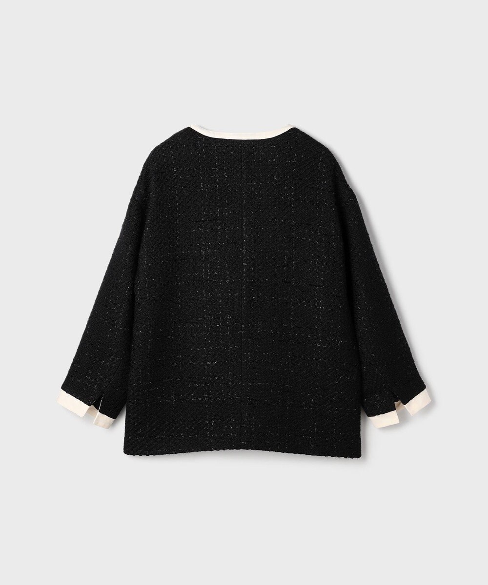 GRACE CONTINENTAL ツイードトリミングジャケット 