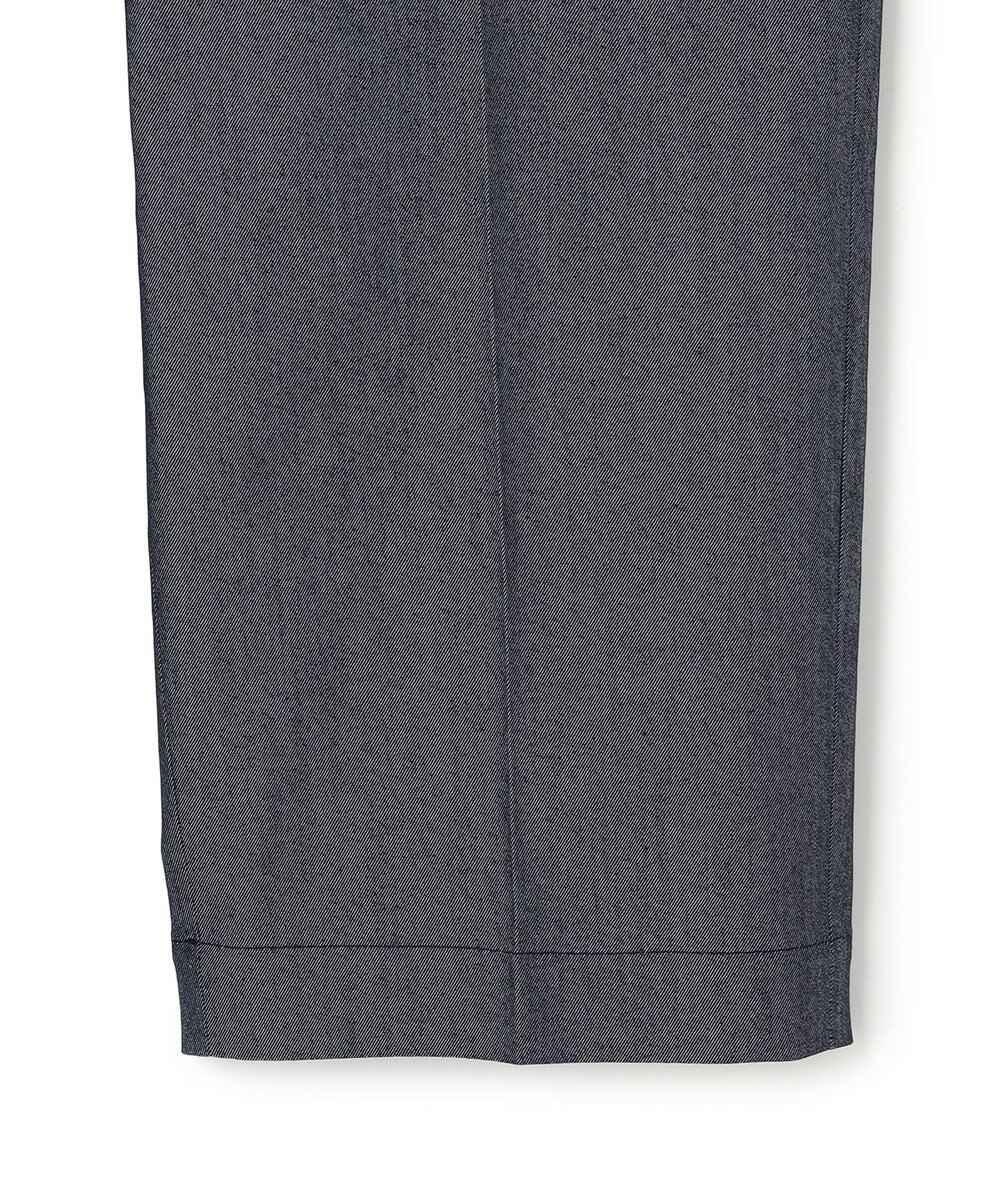 UNFILO MENS 【ストレッチ】イージーケアクリアデニム 機能美パンツ ワイド 