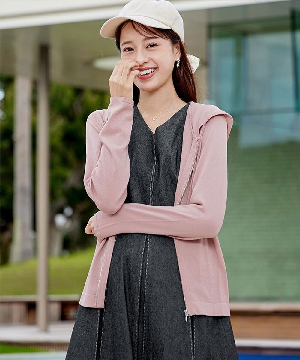 Tiaclasse サマーニットショートパーカー 