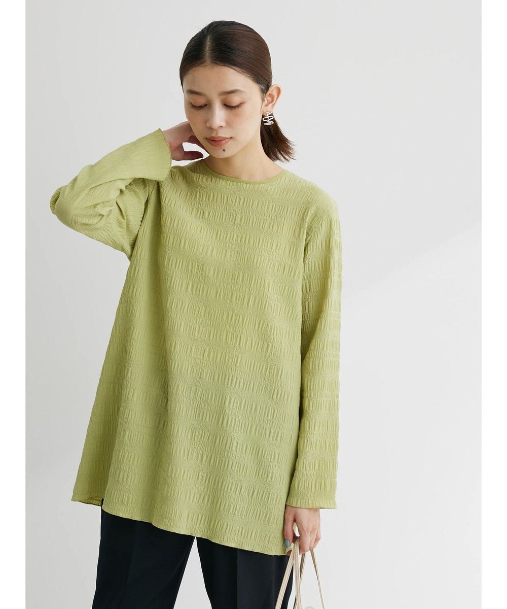 Green Parks ワッシャーデザインブラウス 