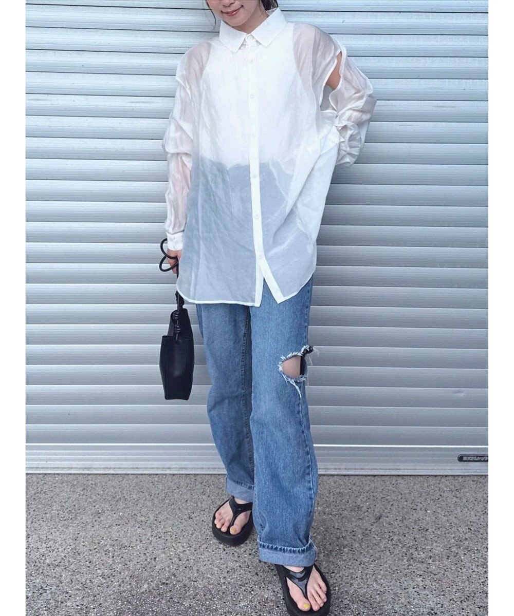 Green Parks ショルダースリット２ＷＡＹシャツ 