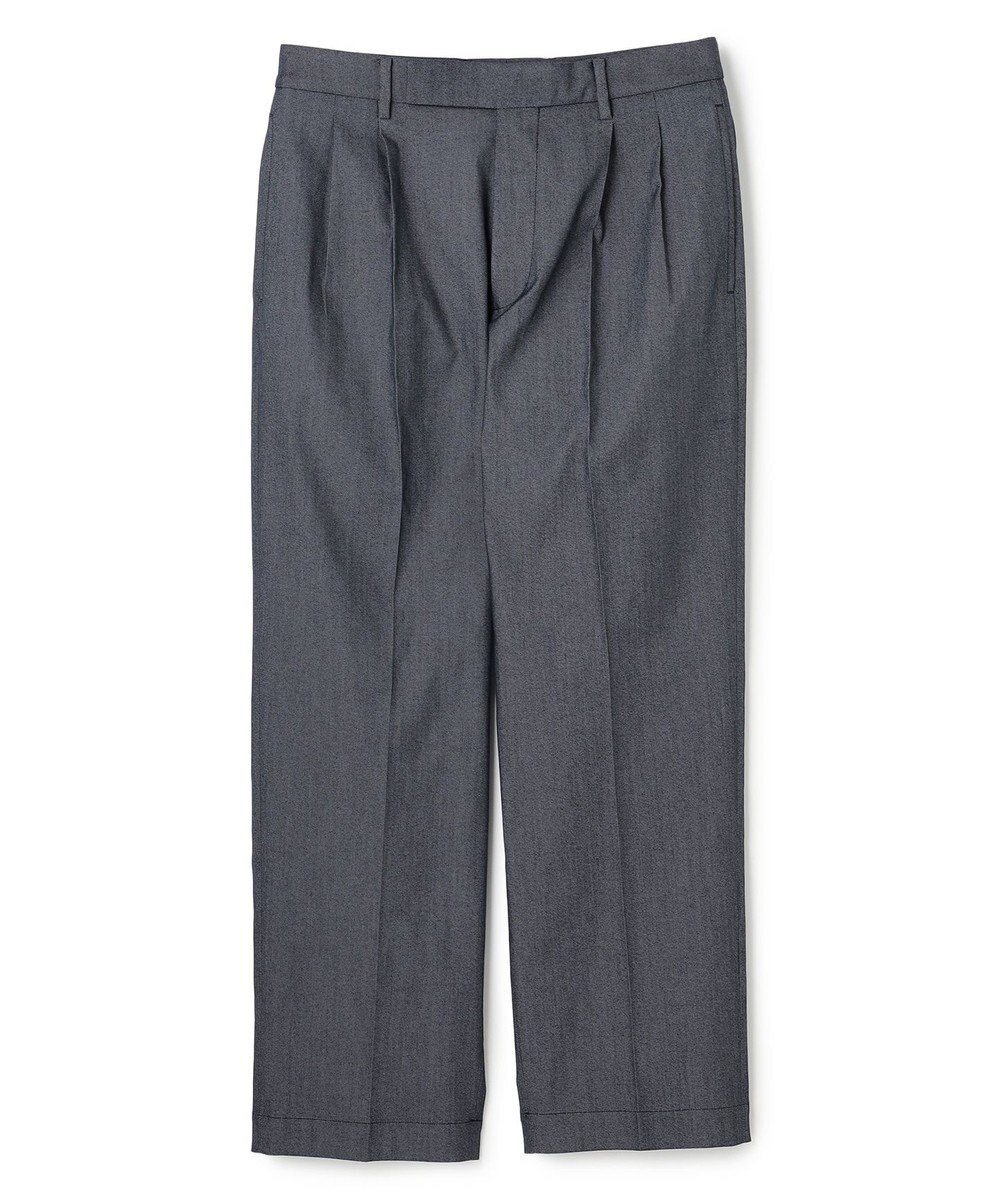 UNFILO MENS 【ストレッチ】イージーケアクリアデニム 機能美パンツ ワイド 