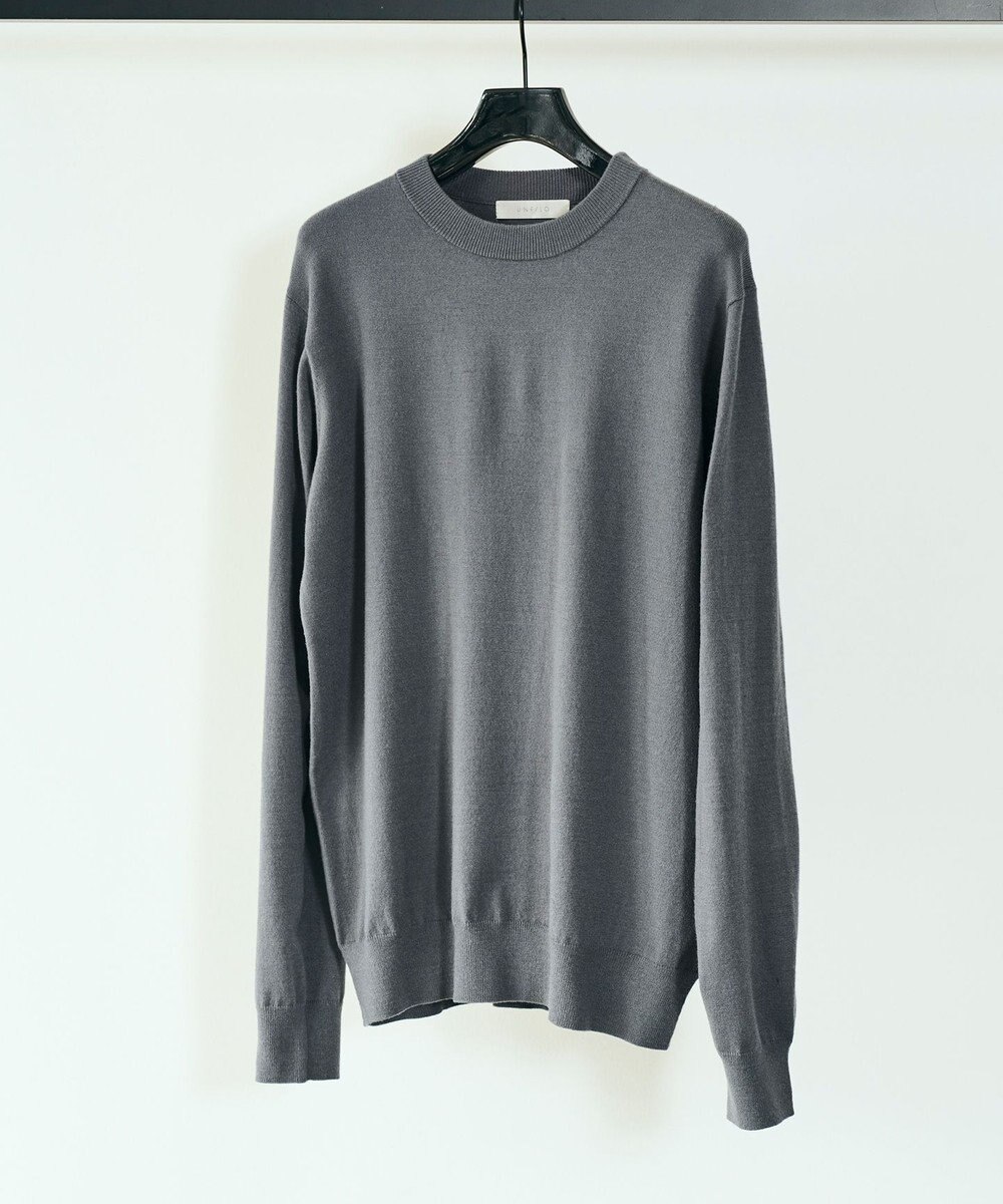 UNFILO MENS 【男女兼用】ライトウォーム クルーネックニット 