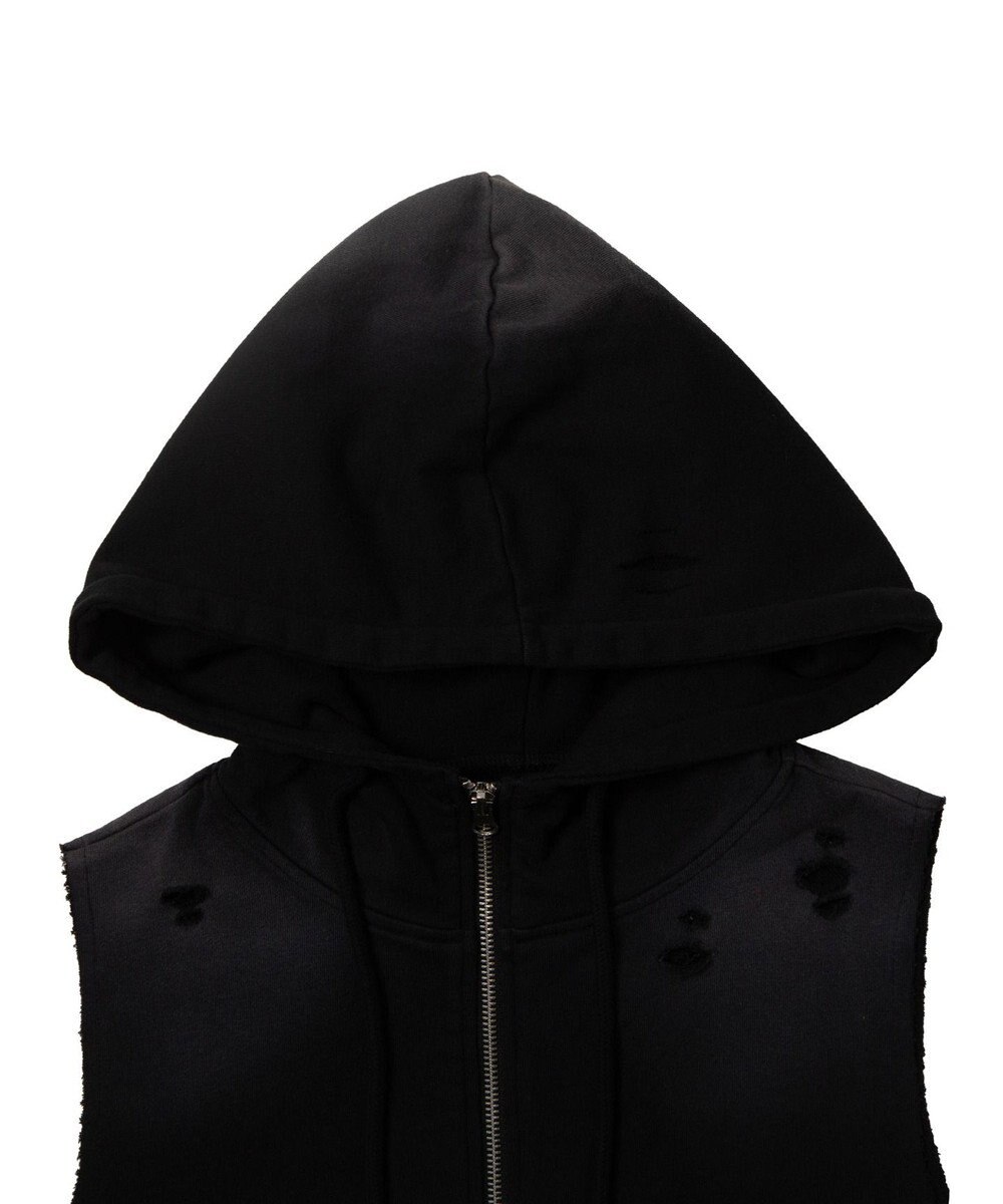 WEGO ヴィンテージウォッシュWジップN／Sパーカー 