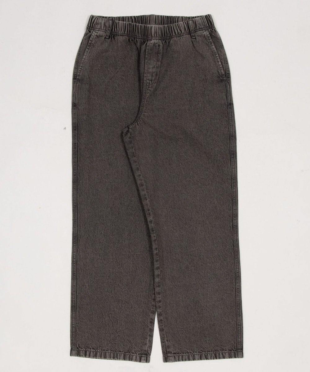 WEGO 【ユニセックス着用ITEM/ウエストゴム】ユルフィットデニムイージーパンツ 