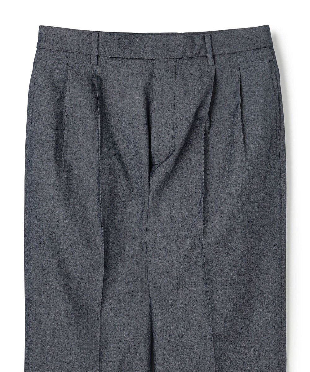 UNFILO MENS 【ストレッチ】イージーケアクリアデニム 機能美パンツ ワイド 