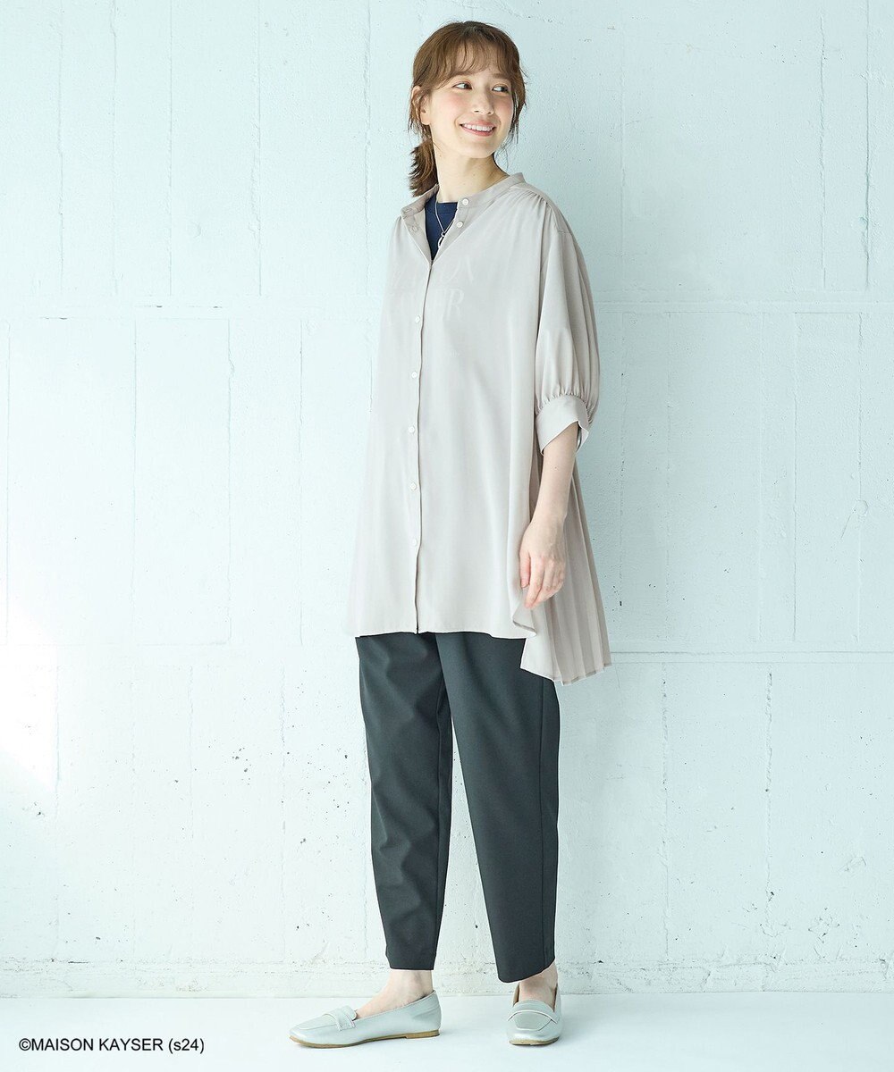 ANY バックプリーツシャツ 