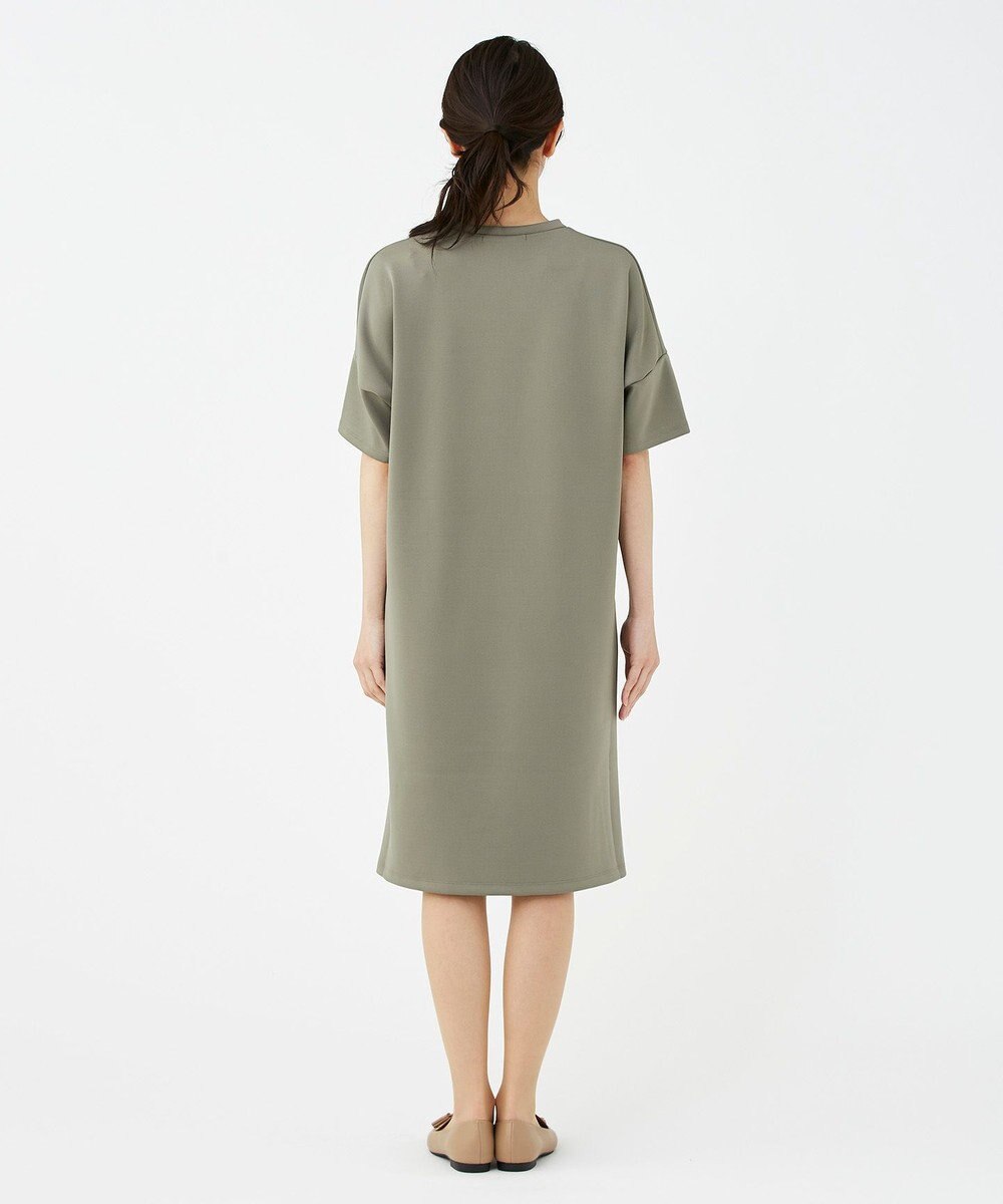 KASHIYAMA 【抗菌繊維】スタイリッシュジャージー オーバーサイズドレス 