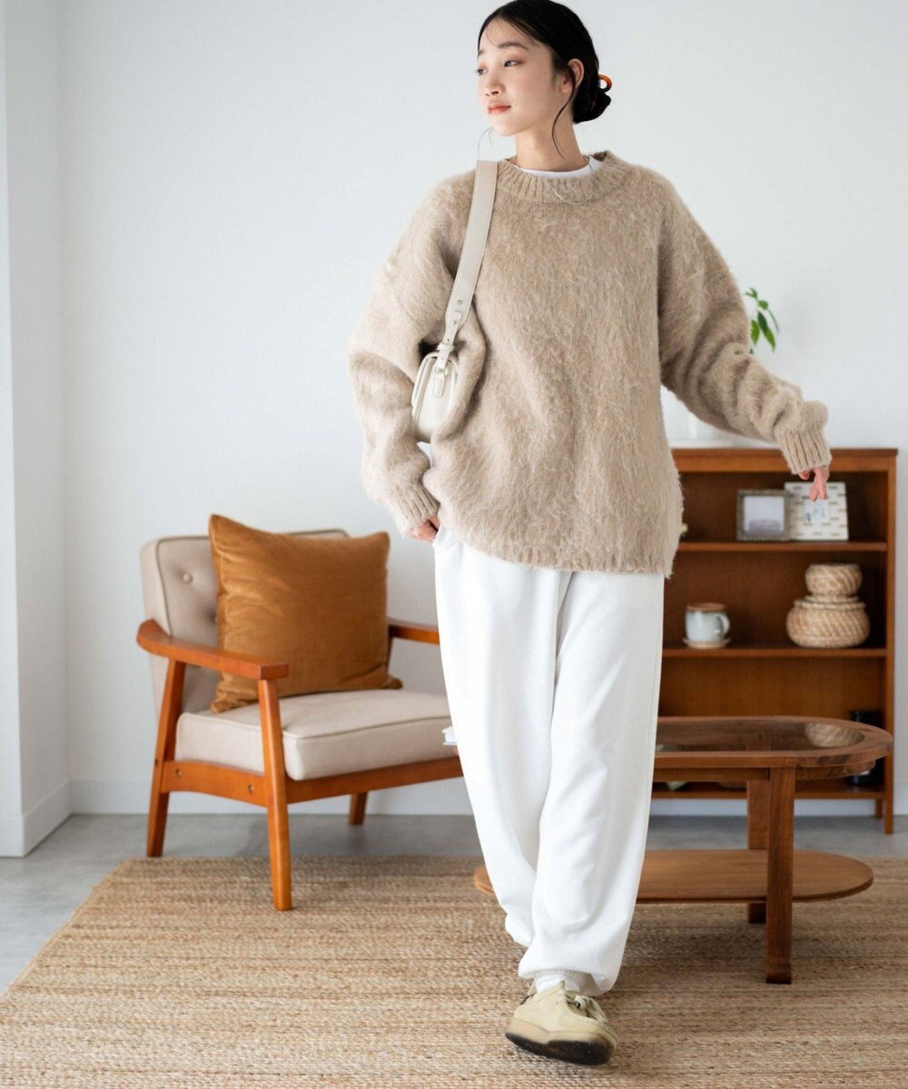 WEGO モヘアライクBIGプルオーバー 