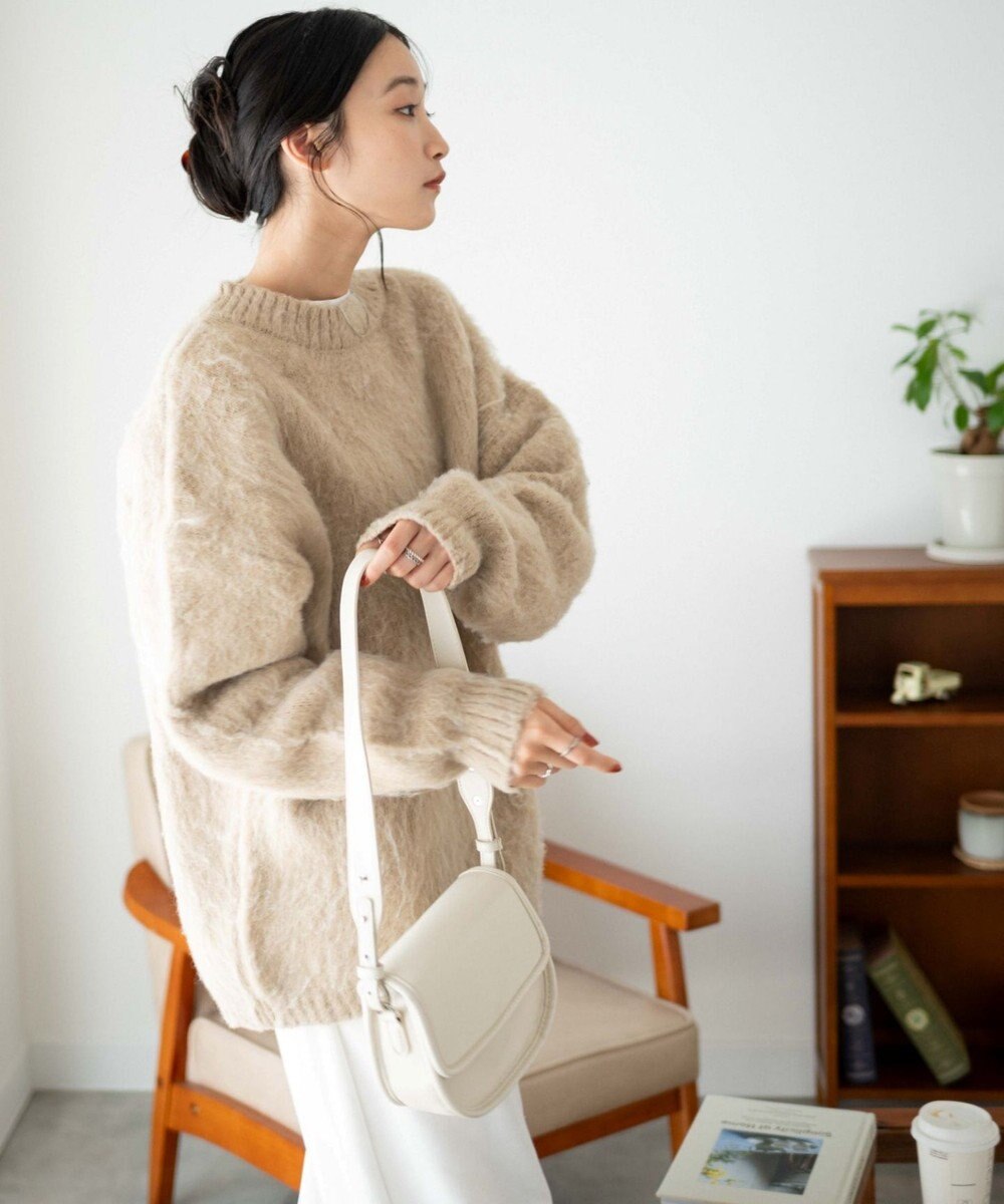 WEGO モヘアライクBIGプルオーバー 