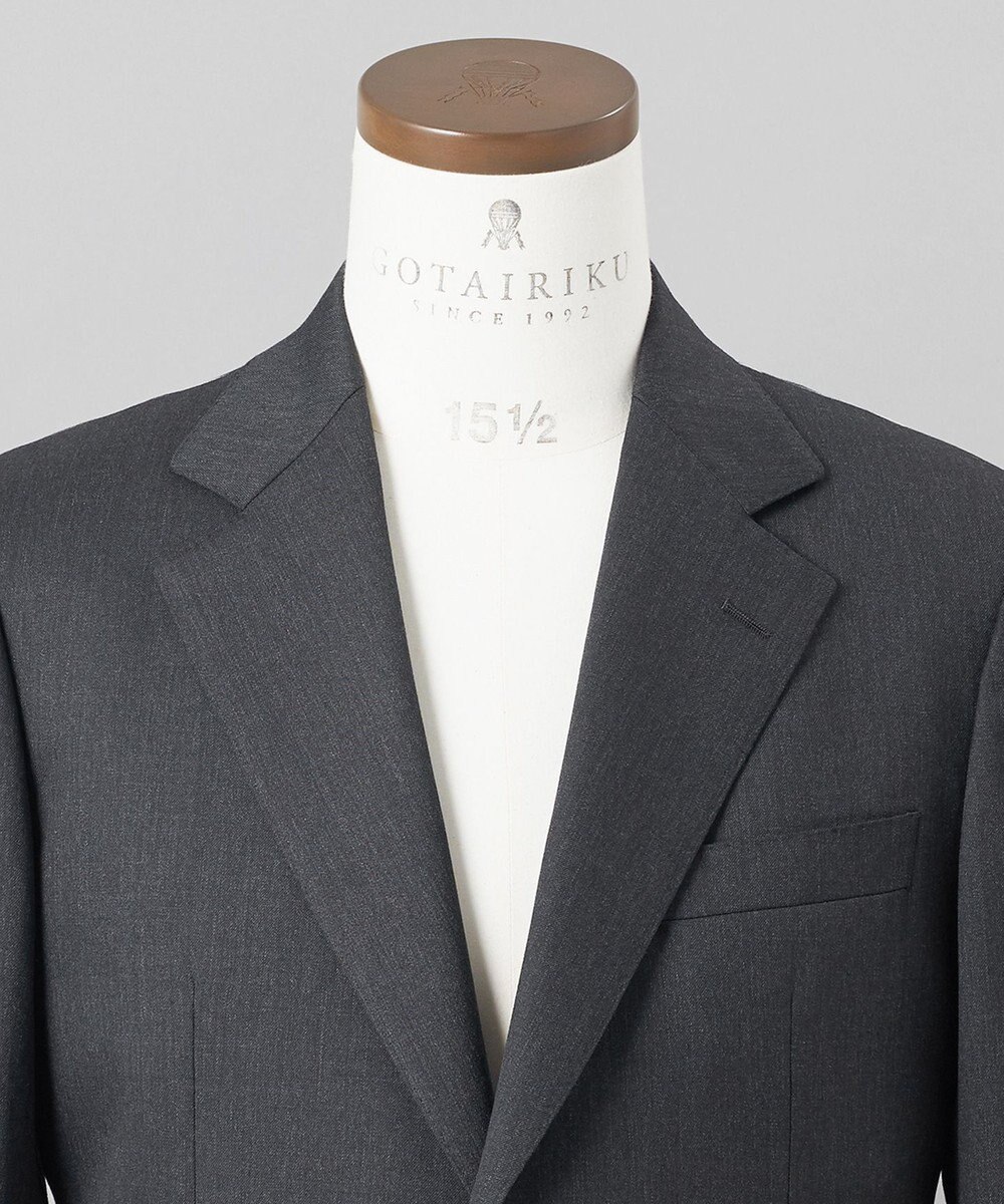 GOTAIRIKU 【御幸毛織】ドライスピナーツイルストレッチスーツ_グレー 